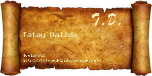 Tatay Dalida névjegykártya